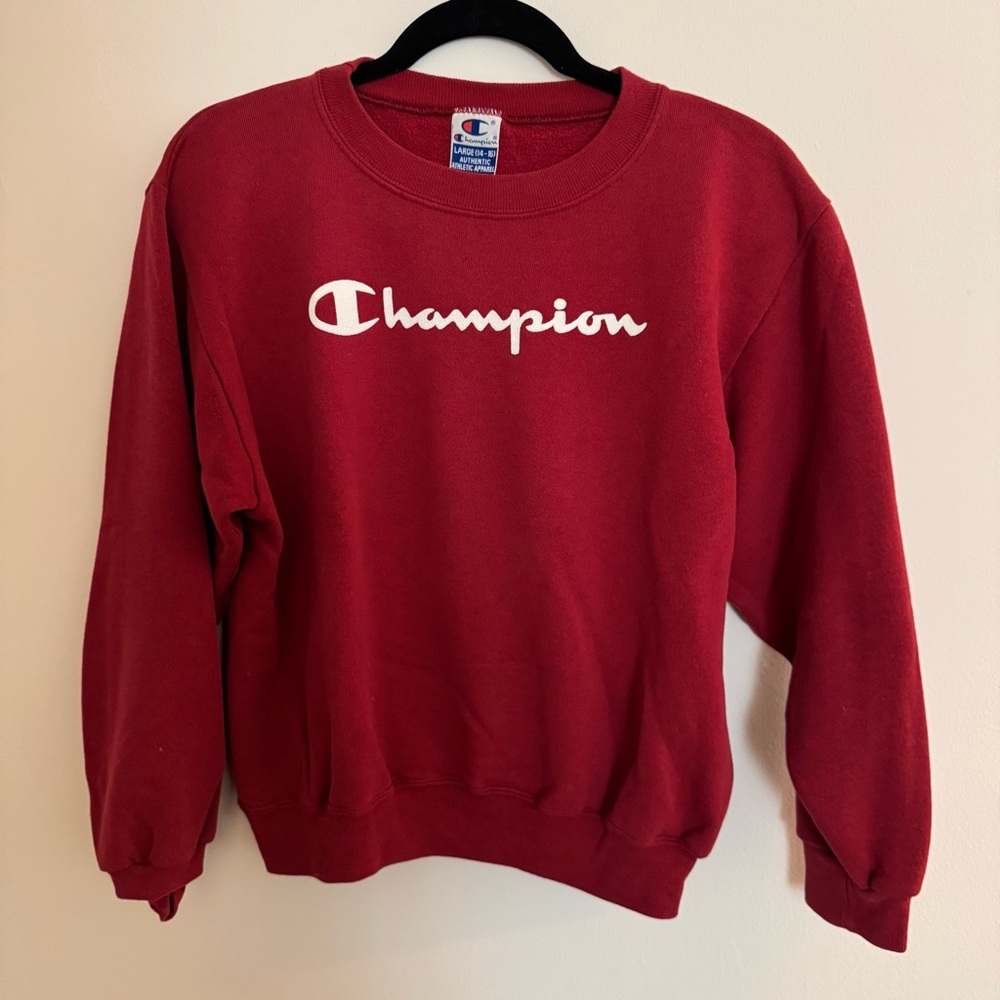 Vintage Champion Red Sweatshirt